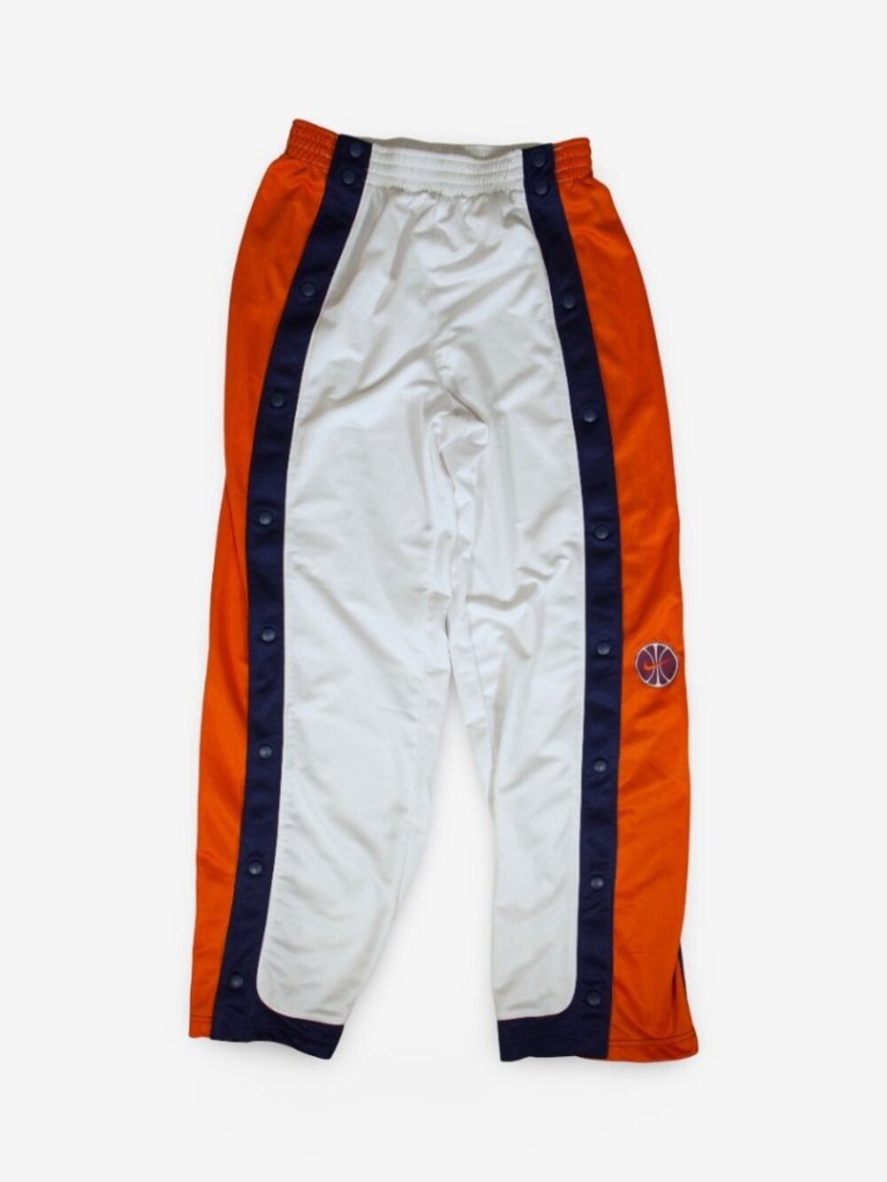 Vintage 90s Nike Snap Buttons Sport Logo Basketball Sweatpants